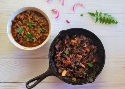 Beef Curry and Beef Fry