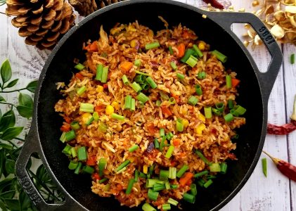 Schezwan Veg Fried Rice