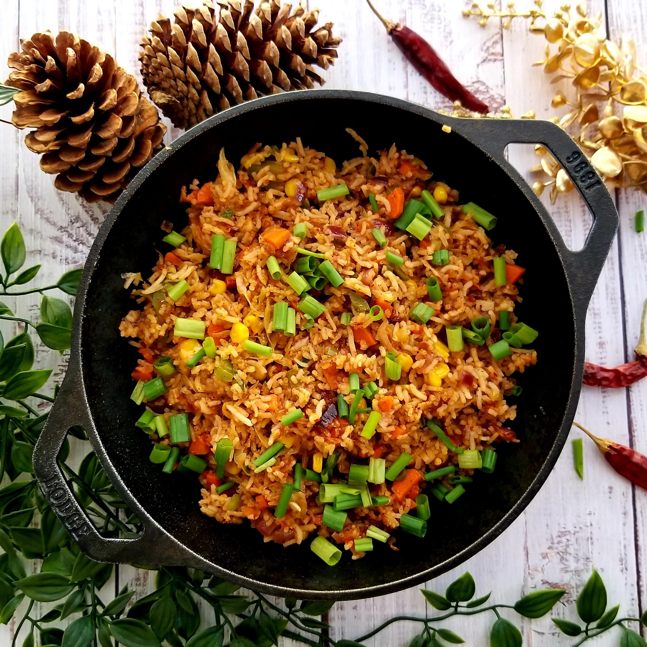 Schezwan Veg Fried Rice